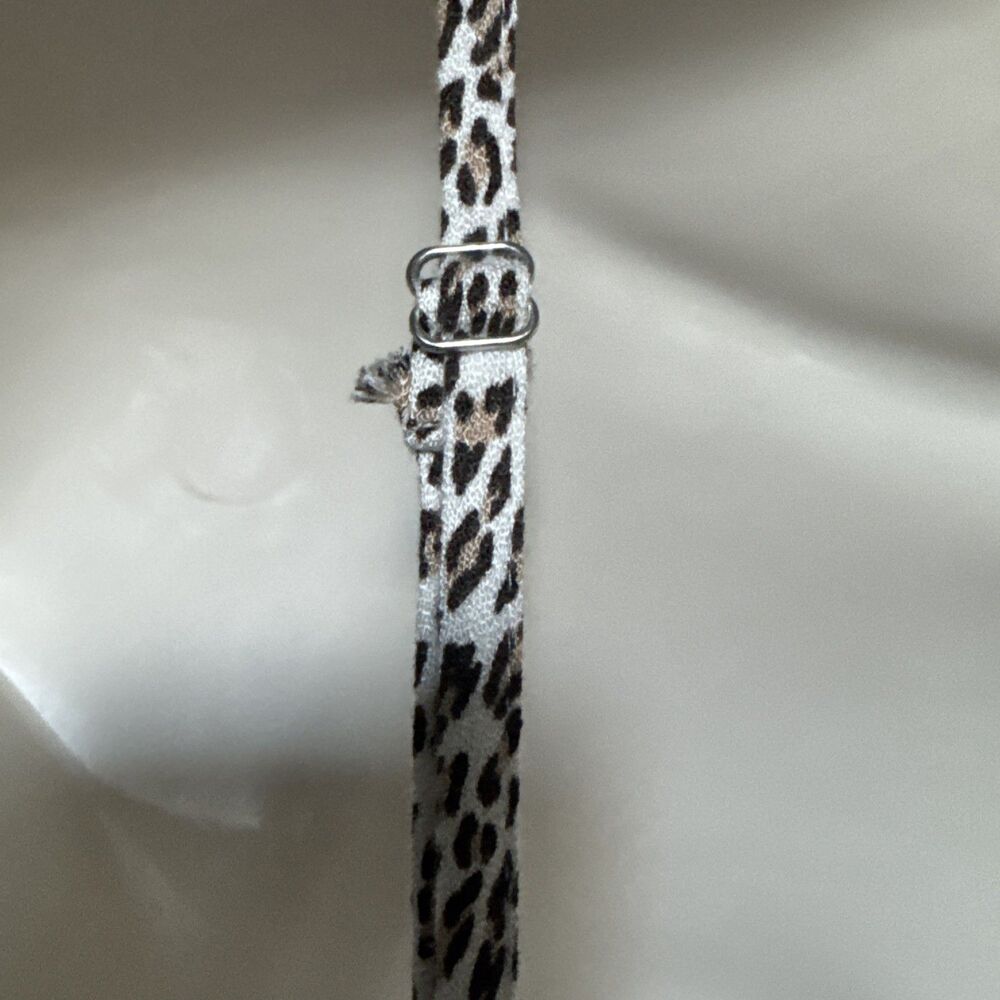 Jenni Kayne Leopard Print Maxi Slip Dress Sz L Minimalist 90s Designer - Picture 11 of 14